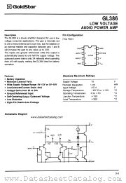 GL386 datasheet pdf GoldStar