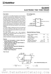 GL6840 datasheet pdf GoldStar