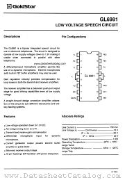 GL6981 datasheet pdf GoldStar