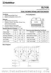 GL7438 datasheet pdf GoldStar