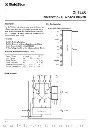 GL7445 datasheet pdf GoldStar