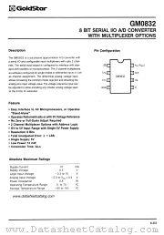 GM0832 datasheet pdf GoldStar