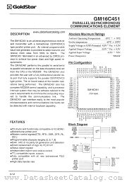 GM16C451 datasheet pdf GoldStar