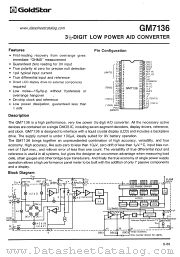 GM7136 datasheet pdf GoldStar