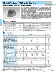 H7422P-50 datasheet pdf Hamamatsu Corporation