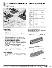 DF13B-6P-1.25C datasheet pdf Hirose Electric