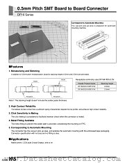 DF16B-50DP-0.5V datasheet pdf Hirose Electric