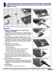 MMCX-R-316/U datasheet pdf Hirose Electric