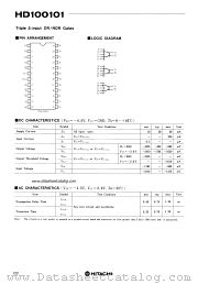 HD100101 datasheet pdf Hitachi Semiconductor