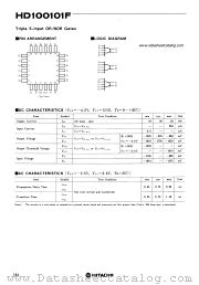 HD100101F datasheet pdf Hitachi Semiconductor