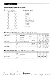 HD100118 datasheet pdf Hitachi Semiconductor