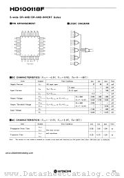 HD100118F datasheet pdf Hitachi Semiconductor