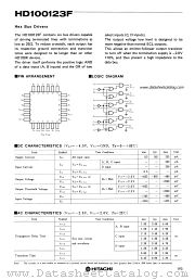 HD100123F datasheet pdf Hitachi Semiconductor