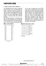 HD100136 datasheet pdf Hitachi Semiconductor