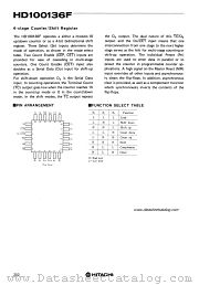 HD100136F datasheet pdf Hitachi Semiconductor