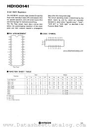 HD100141 datasheet pdf Hitachi Semiconductor