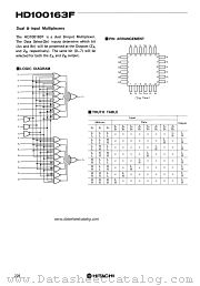 HD100163F datasheet pdf Hitachi Semiconductor