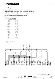 HD100166 datasheet pdf Hitachi Semiconductor