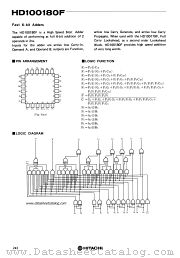 HD100180F datasheet pdf Hitachi Semiconductor