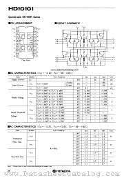 HD10101 datasheet pdf Hitachi Semiconductor