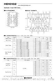 HD10102 datasheet pdf Hitachi Semiconductor