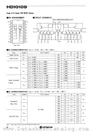HD10109 datasheet pdf Hitachi Semiconductor