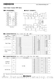 HD10111 datasheet pdf Hitachi Semiconductor