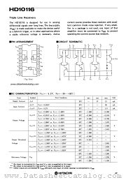 HD10116 datasheet pdf Hitachi Semiconductor