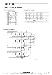 HD10119 datasheet pdf Hitachi Semiconductor