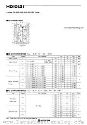 HD10121 datasheet pdf Hitachi Semiconductor