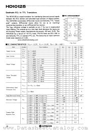 HD10125 datasheet pdf Hitachi Semiconductor