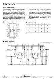 HD10130 datasheet pdf Hitachi Semiconductor