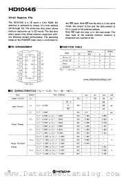 HD10145 datasheet pdf Hitachi Semiconductor