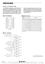 HD10162 datasheet pdf Hitachi Semiconductor