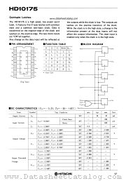 HD10175 datasheet pdf Hitachi Semiconductor