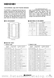 HD10181 datasheet pdf Hitachi Semiconductor