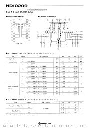 HD10209 datasheet pdf Hitachi Semiconductor