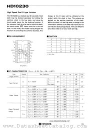 HD10230 datasheet pdf Hitachi Semiconductor