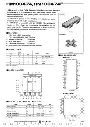 HM100474F datasheet pdf Hitachi Semiconductor