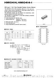 HM10414 datasheet pdf Hitachi Semiconductor