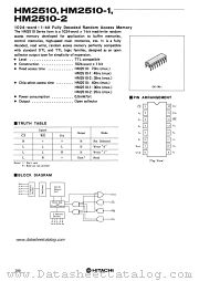 HM2510-2 datasheet pdf Hitachi Semiconductor