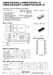 HM472114AP-2 datasheet pdf Hitachi Semiconductor