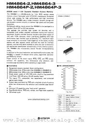 HM4864-3 datasheet pdf Hitachi Semiconductor