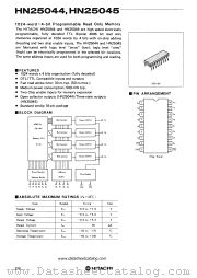 HN25045 datasheet pdf Hitachi Semiconductor