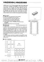 HN25085 datasheet pdf Hitachi Semiconductor