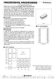 HN25084S datasheet pdf Hitachi Semiconductor