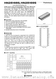 HN25168S datasheet pdf Hitachi Semiconductor