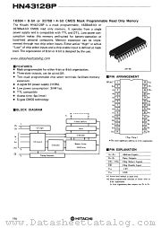 HN43128P datasheet pdf Hitachi Semiconductor