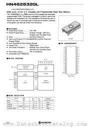 HN462532GL datasheet pdf Hitachi Semiconductor