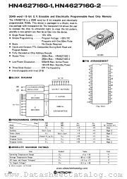 HN462716G-1 datasheet pdf Hitachi Semiconductor